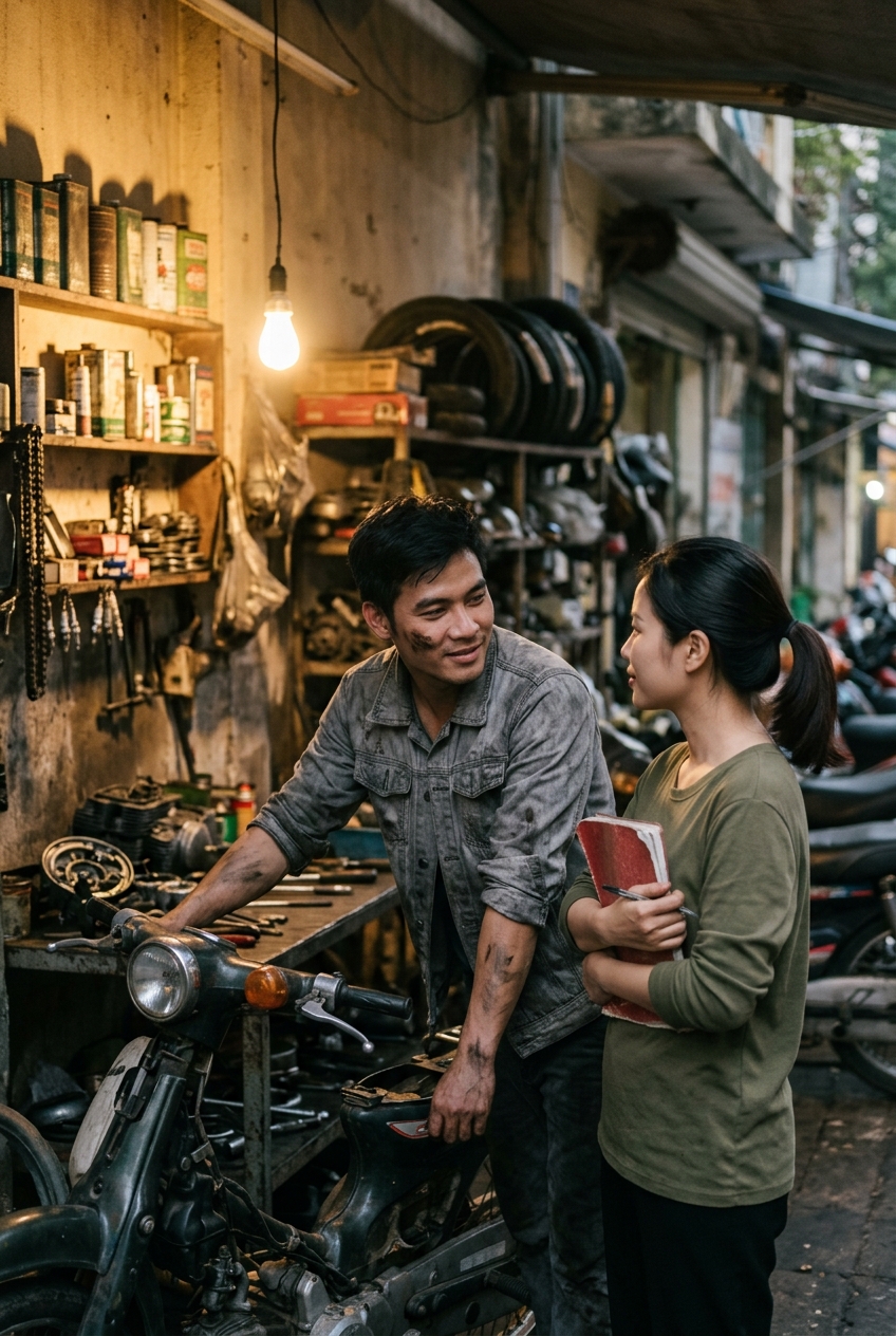 Đọc truyện Cờ Lê Cũ, Sổ Kế Toán Và Mạch Sống Ngõ Bình An - Tác giả Bùi Anh Khoa